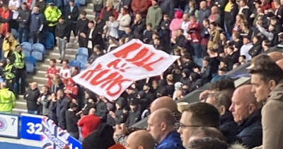 Aberdeen fans aim sick message at Rangers with disgusting banner