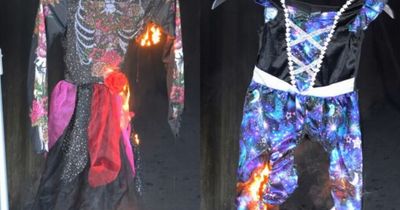 Halloween safety warning issued by fire service urging parents to keep flammable costumes away from flames