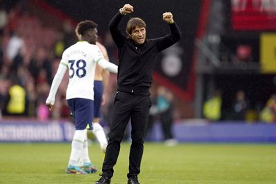 Antonio Conte praises Tottenham’s attitude in dramatic comeback at Bournemouth