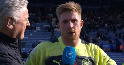 Kevin De Bruyne makes honest Erling Haaland admission after he missed Man City win vs Leicester