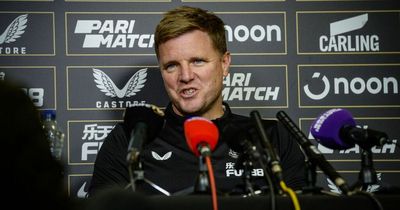 Eddie Howe responds to 'outrageous' Newcastle United Champions League question