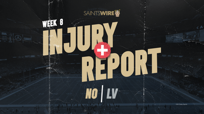 Breaking down the Week 8 New Orleans Saints injury report vs. Las Vegas Raiders