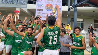 Outback schoolteacher Michael Gallus leads Pakistan to AFL Asian Championships triumph