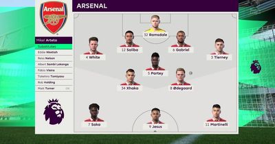 We simulated Arsenal vs Nottingham Forest to get a score prediction