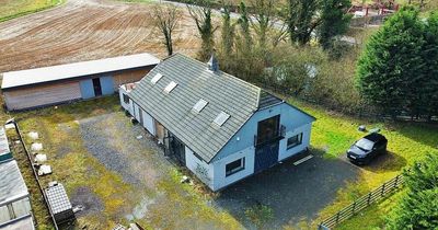 American-style barn house that sits on 10 acres for sale