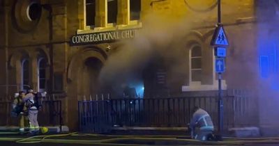 Fire crews tackle blaze at Carrickfergus church