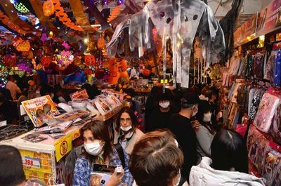 Shibuya crowded again for Halloween with less restrictions