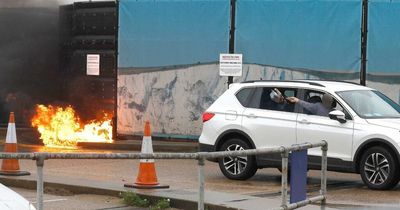 Man attacks Dover border force centre with petrol bombs 'before suicide'