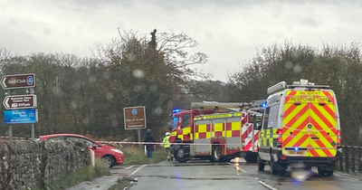 Four pensioners rushed to hospital as air ambulance called to ‘terrifying’ crash on Scots road
