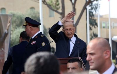 Lebanon's Aoun leaves presidential palace as political crisis deepens
