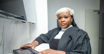 Woman becomes UK's first blind black barrister