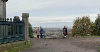 Edinburgh couple's romantic proposal caught on camera by surprised tourist