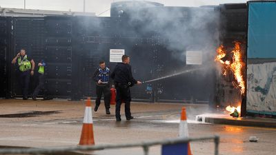 Incendiary devices thrown into Dover immigration centre, say British police