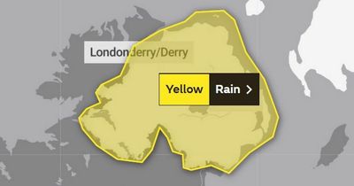 Northern Ireland weather warning for rain issued by Met Office for Halloween