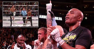 Anderson Silva was threatened with points deduction during Jake Paul fight