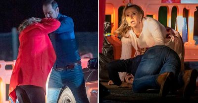 Danny Dyer's Mick Carter takes hit to the crotch in explosive EastEnders exit scenes
