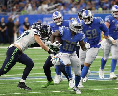 Jamaal Williams sets Lions rushing TD record thru seven games