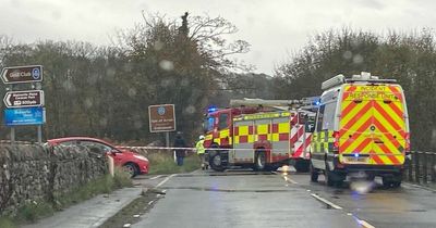 Three people left with serious injuries following Ayrshire two car smash