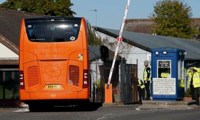 ‘Pressure cooker’: coaches keep arriving at Manston migrant centre