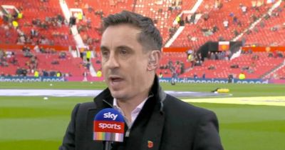 Gary Neville highlights "outstanding" quartet from Man Utd win over West Ham