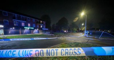 Armed police descend on Salford street as man rushed to hospital amid reports of shooting