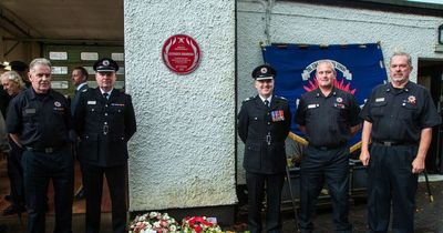 Scots firefighter who died tackling hotel blaze 44 years ago honoured with plaque