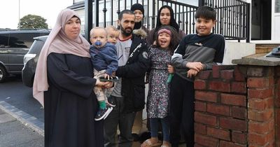 Homeless family of eight split up and put in two houses on opposite sides of street