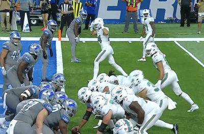 NFL fans roasted the Lions after cornerback Amani Oruwariye lined up hilariously offsides