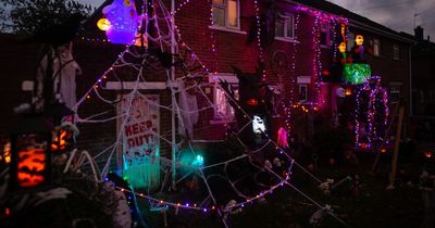 Mum creates incredible Halloween house to make people smile after being diagnosed with life-limiting illness