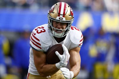 Jimmy Garoppolo finds Christian McCaffrey for TD pass vs. Rams