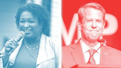 Abrams seeks to tie Kemp to Georgia Senate GOP nominee Herschel Walker