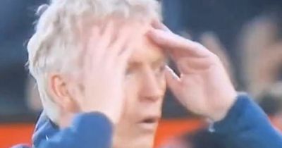 David Moyes X-rated reaction to David De Gea's save to deny Kurt Zouma