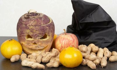 Move over pumpkins! A swede, which looks like a preserved head dug up from a bog, is far more terrifying