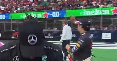 Sergio Perez wags finger in disgust as Lewis Hamilton jeered by Mexican GP fans ‘all day’