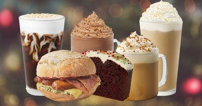 Every single item coming to the Starbucks Christmas menu this week