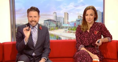 BBC Breakfast hosts stunned into giggles as show is suddenly interrupted by man in his pants