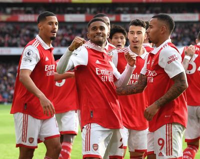 ‘It was like playing Fifa’: Reiss Nelson revels in scoring Arsenal return