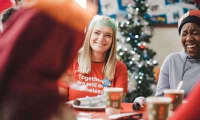 ‘You can always hear laughter’: how the homelessness charity Crisis makes Christmas