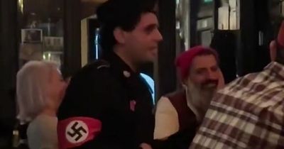 Customers outraged as 'grinning' man in Nazi Halloween fancy dress arrives at restaurant