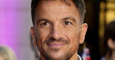 Peter Andre has banished his family from one side of the house after lightning strike