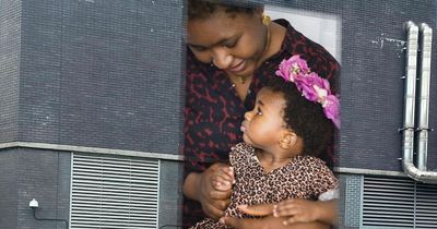 Glasgow hospital mural of black mother and daughter highlight health inequality