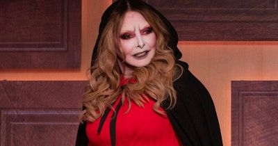 Carol Vorderman stuns This Morning fans in kinky knee-high boots for Halloween special