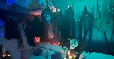 Halloween-obsessed Bristol family spend six weeks transforming home into gory haunted house