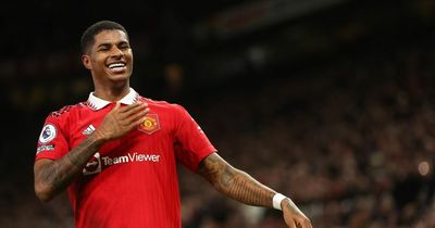 Marcus Rashford shares Manchester United goalscoring 'bet' family made ahead of 100th goal