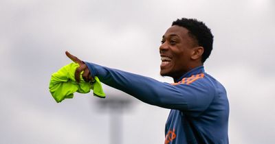 Anthony Martial returns to Manchester United team training after injury