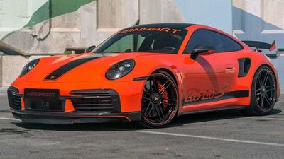 Manhart Porsche 911 Turbo S Packs 822 HP And Is Very Orange