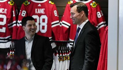 Kyle Davidson encouraged, not upset, by Blackhawks’ competitiveness