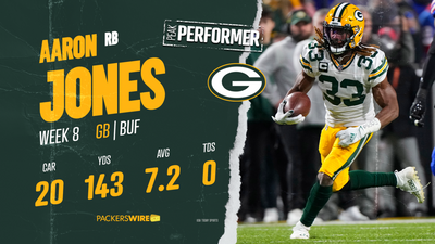 Packers RB Aaron Jones forced 13 missed tackles vs. Bills