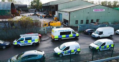 'Body parts' found in skip at UK recycling plant as cops launch investigation