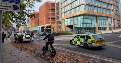 Cyclist almost fell off bike due to 'very dangerous' taxis pulling onto Nottingham cycle lane